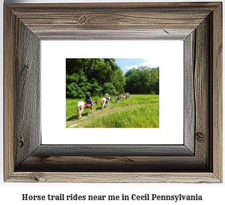 horse trail rides near me in Cecil, Pennsylvania